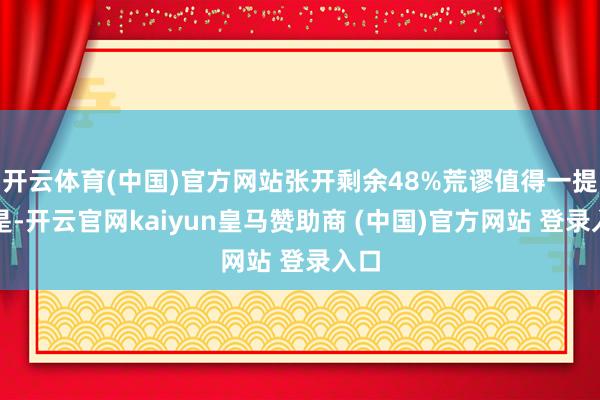 开云体育(中国)官方网站张开剩余48%荒谬值得一提的是-开云官网kaiyun皇马赞助商 (中国)官方网站 登录入口